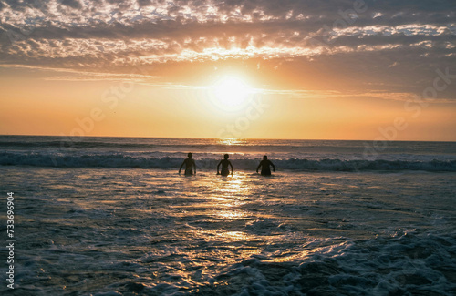 sunset on the sea © Adobe