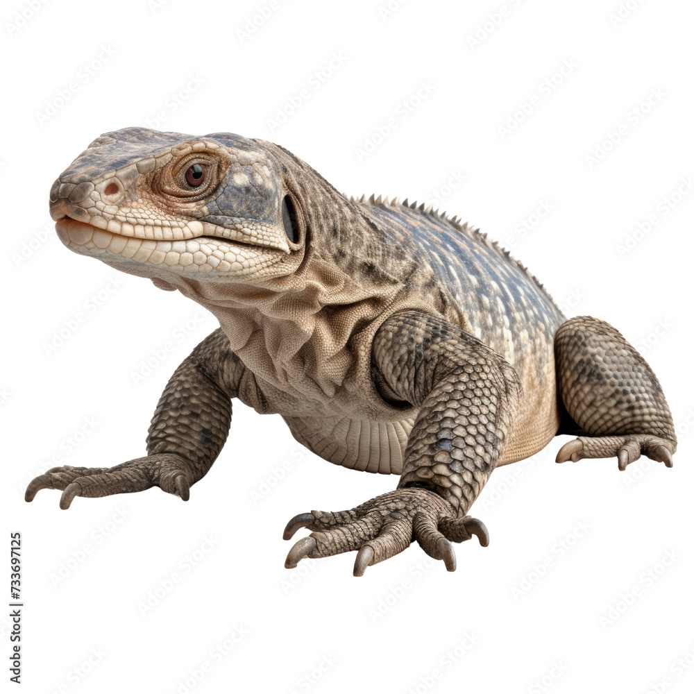 Obraz premium Monitor Lizard PNG Cutout, Generative AI