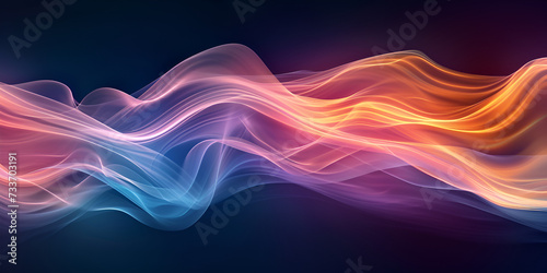 Abstract water waves background flow in motion. Abstract background with blue waves, Abstract wave curve background 
