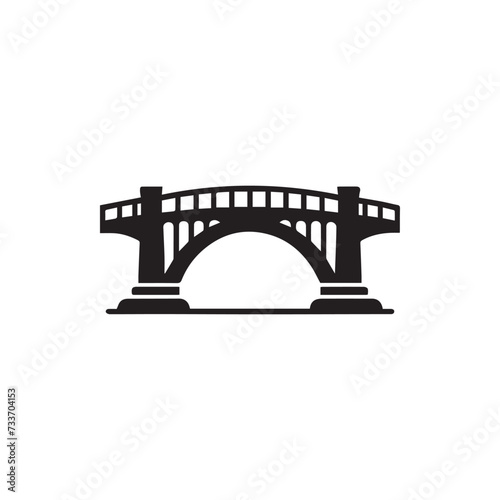 bridge icon vector
