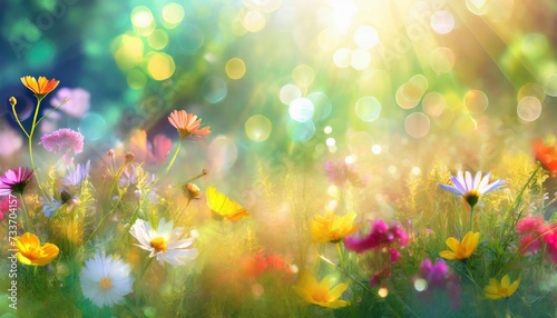 spring flowers background