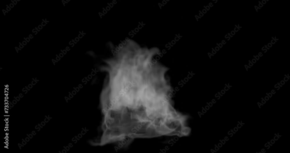 smoke or steam for hot food or high temperature effects smoke or steam for hot food or high temperature effects