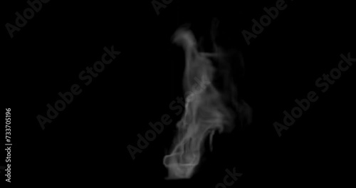 smoke or steam for hot food or high temperature effects
