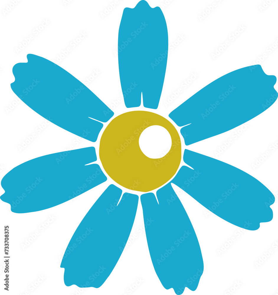 Flower hand drawing design element. Decorative flower illustration. Flower hand drawing design element. Decorative flower illustration.