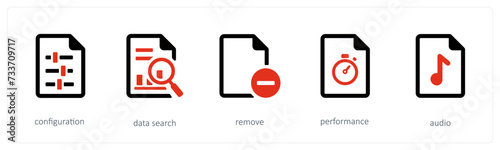 configuration, data search, remove