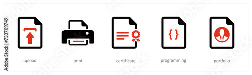 upload, print, certificate