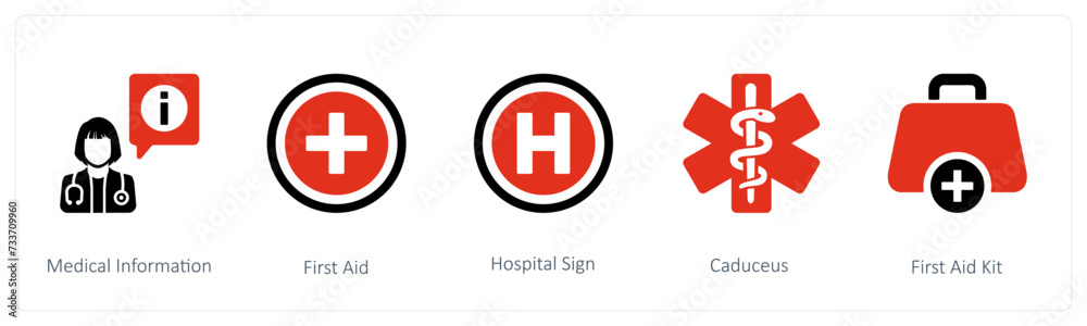 Obraz premium Medical Information, First Aid