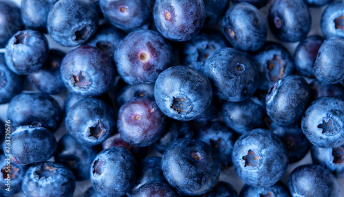 Full frame Close up Background Blueberries. Blueberries background. Superfoods, Healthy food