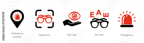 Ambulance location, Opticianry