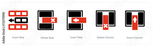  Insert Row, Delete Row, Delete Column