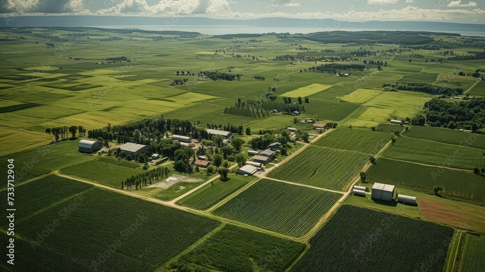 crops overhead farm