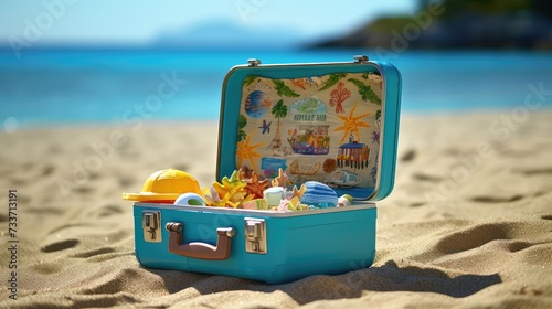 packing holiday suitcase