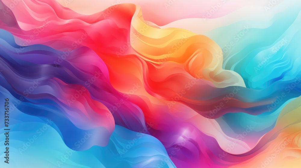 Colorful Abstract Liquid Waves Colorful Abstract Liquid Waves