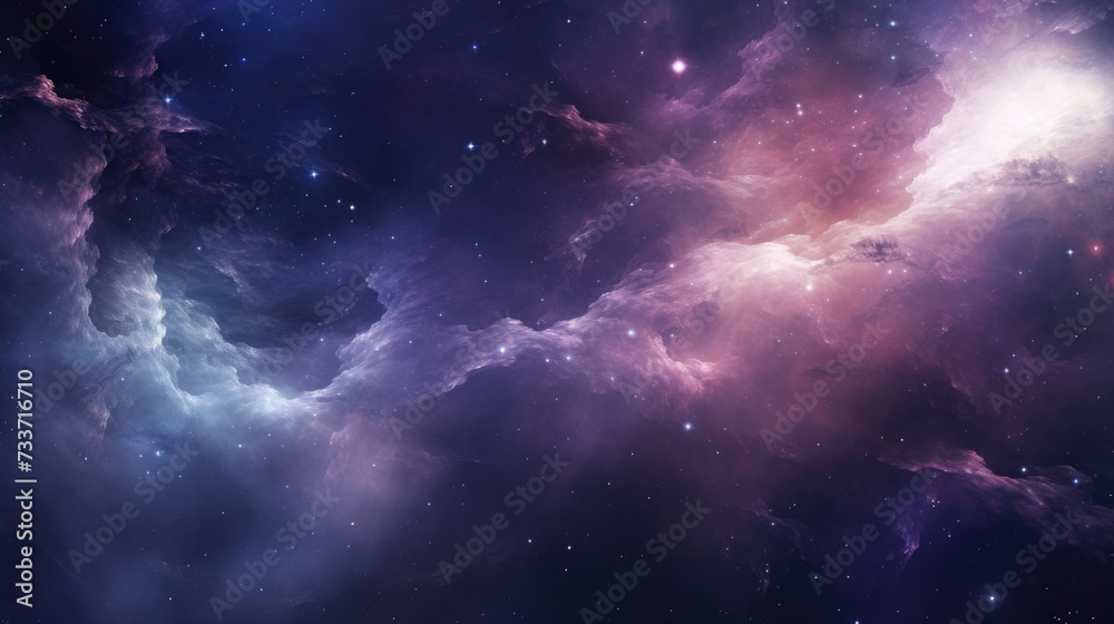 Ethereal Cosmic Nebula