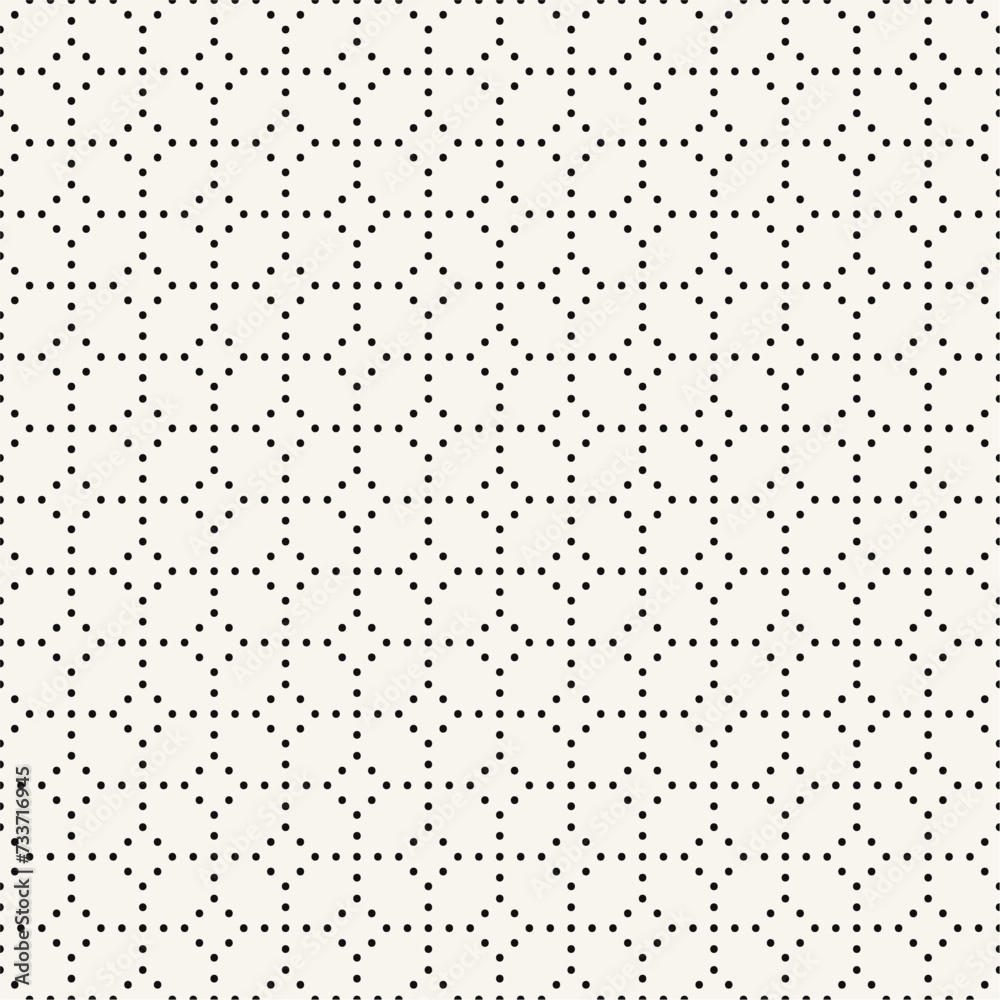 Vector seamless pattern. Modern stylish geometric texture. Repeating geometric tiles with dotted squares. Can be used as swatch for illustrator. Vector seamless pattern. Modern stylish geometric texture. Repeating geometric tiles with dotted squares. Can be used as swatch for illustrator.