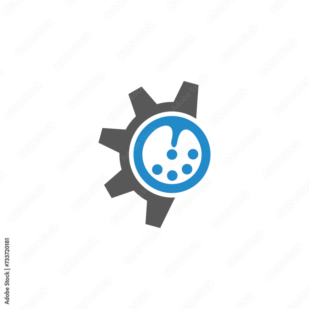 washing machine water bubble mechanic symbol logo vector washing machine water bubble mechanic symbol logo vector