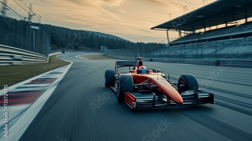 Formula 1 Car Long Exposure © emir