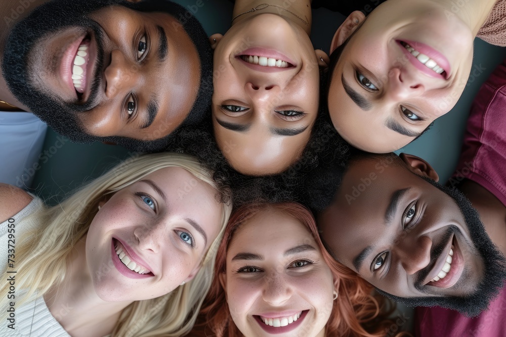 Companies with employees of various nationalities working together happily Companies with employees of various nationalities working together happily