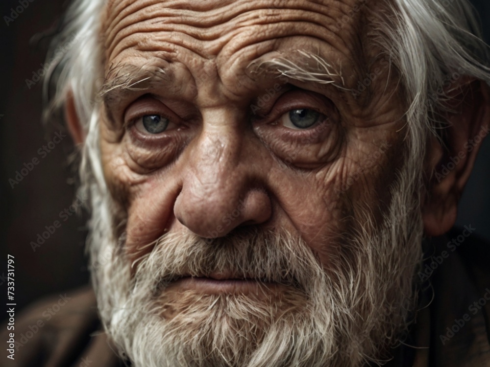portrait of old person portrait of old person