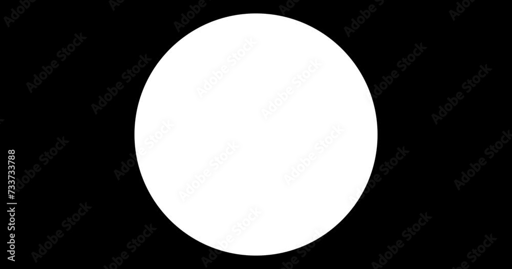 Simple round transition mask - circle cascade. Looped animation with alpha channel Simple round transition mask - circle cascade. Looped animation with alpha channel