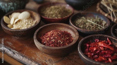Traditional Chinese Medicine Herbal Ingredients © Media Srock