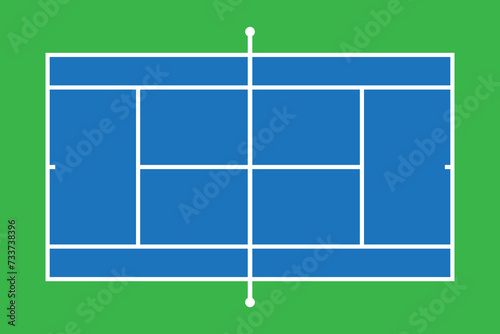 Tennis court field sport background © eMIL'