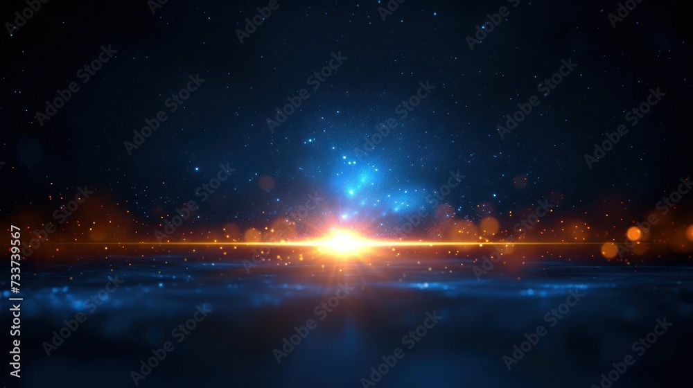 Fototapeta premium Light Explosion. Light transition, effects sunlight, lens flare, light leaks. Optical flare. Shining explosion effect. Lights for logo optical lens star flares shiny illustration.