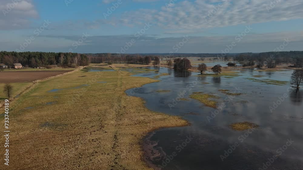 A wild and rushing river in central Poland. A wild and rushing river in central Poland.