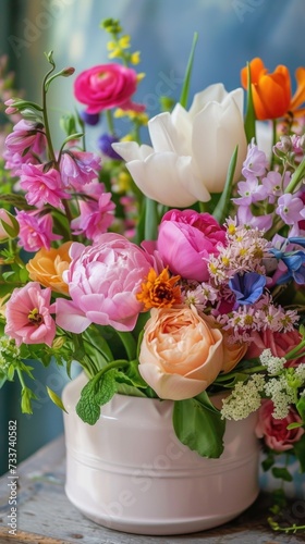 Wallpaper Mural Spring flower background . Vertical background  Torontodigital.ca