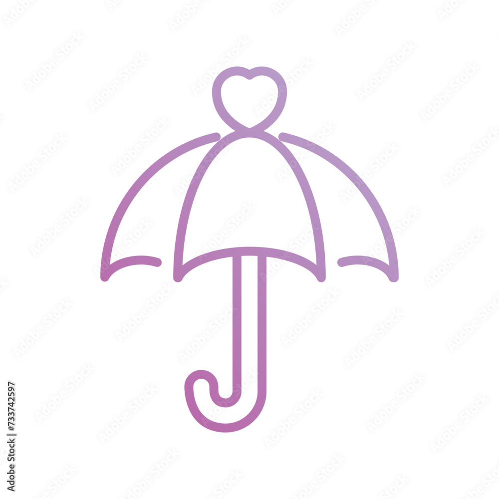 umbrella icon with white background vector stock illustration umbrella icon with white background vector stock illustration