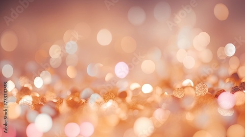 bokeh background with sparkles