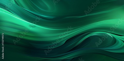 a green swirly wavy background