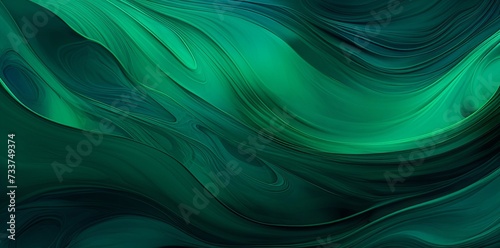 a green swirly wavy background