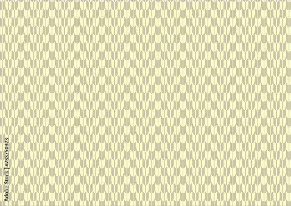 Fototapeta premium 日本の伝統紋様 矢絣のシームレスパターン 黄