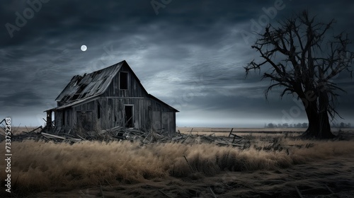 haunted scary barn
