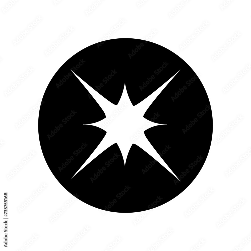 Sparkles icon vector. Twinkling stars illustration sign. Shining burst symbol. Star logo. Sparkles icon vector. Twinkling stars illustration sign. Shining burst symbol. Star logo.