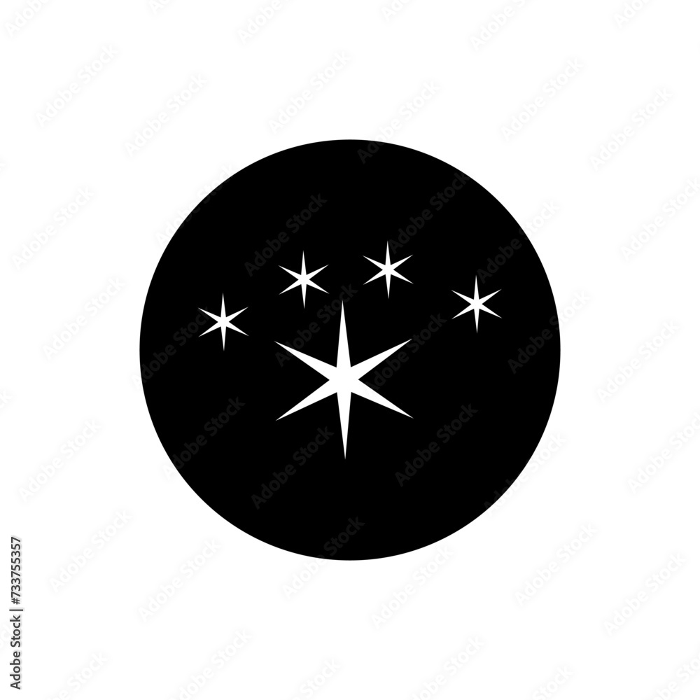Sparkles icon vector. Twinkling stars illustration sign. Shining burst symbol. Star logo. Sparkles icon vector. Twinkling stars illustration sign. Shining burst symbol. Star logo.