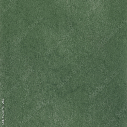 Moss green background with crayon texture. Pastel drawing on paper backdrop for creating of label, banner, poster. Soft chalk pattern for print design. Coal structure illustration. photo