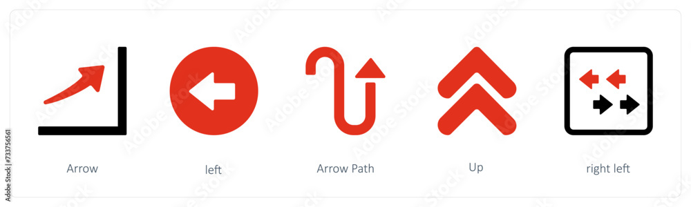 Arrow, left, Arrow Path Arrow, left, Arrow Path