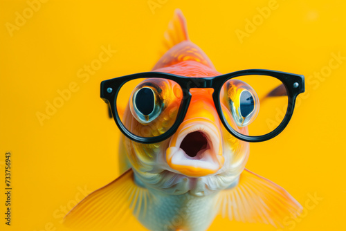 fish with glasses