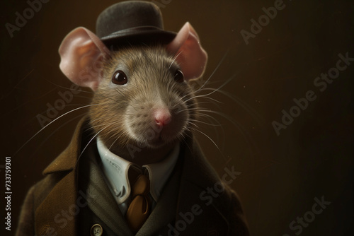 rat in a business suit