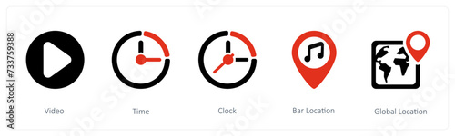 video, time, clock, bar location