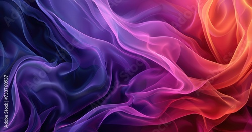 luminous silk swirl art. abstract background