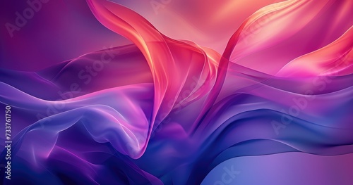 glowing waves of elegance. abstract background