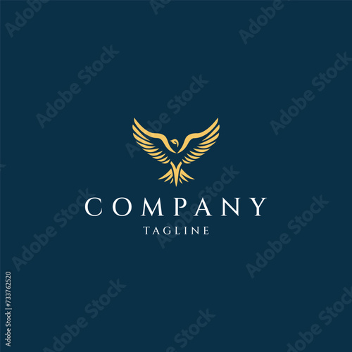 Bird logo design icon template