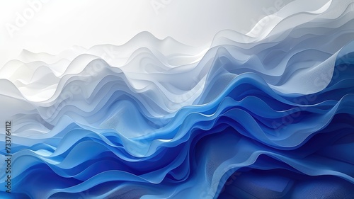 sapphire serenity waves. abstract background