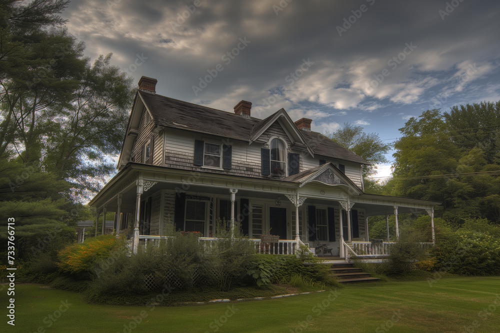 An old abandoned mansion