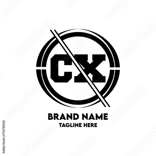 CX Logo Design And Monogram logo