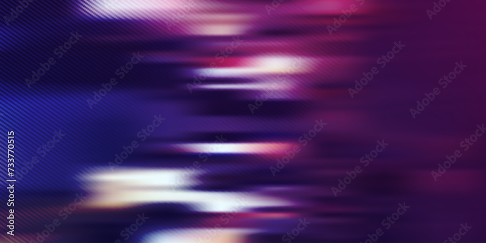 Abstract Colorful Blurred Header Background Template, Futuristic Poster or Landing Page Background Design - Vector Illustration