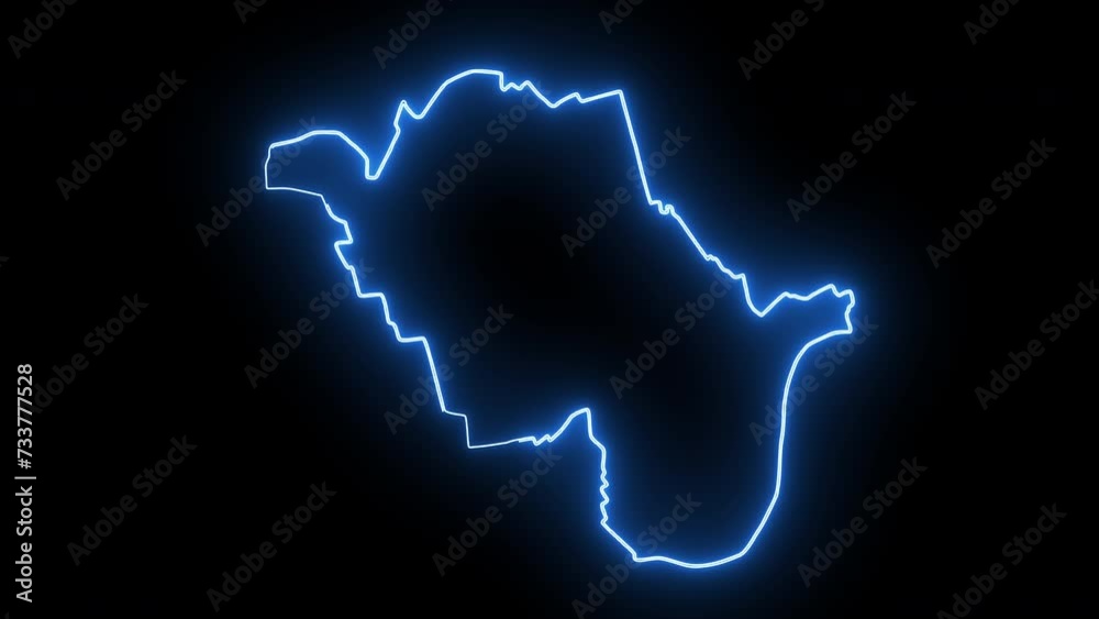 map of Westminster in england with glowing neon effect map of Westminster in england with glowing neon effect